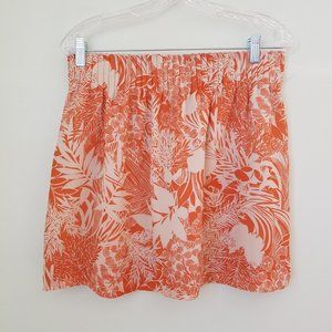 Club Monoco Skirt A-Line Silk Floral
